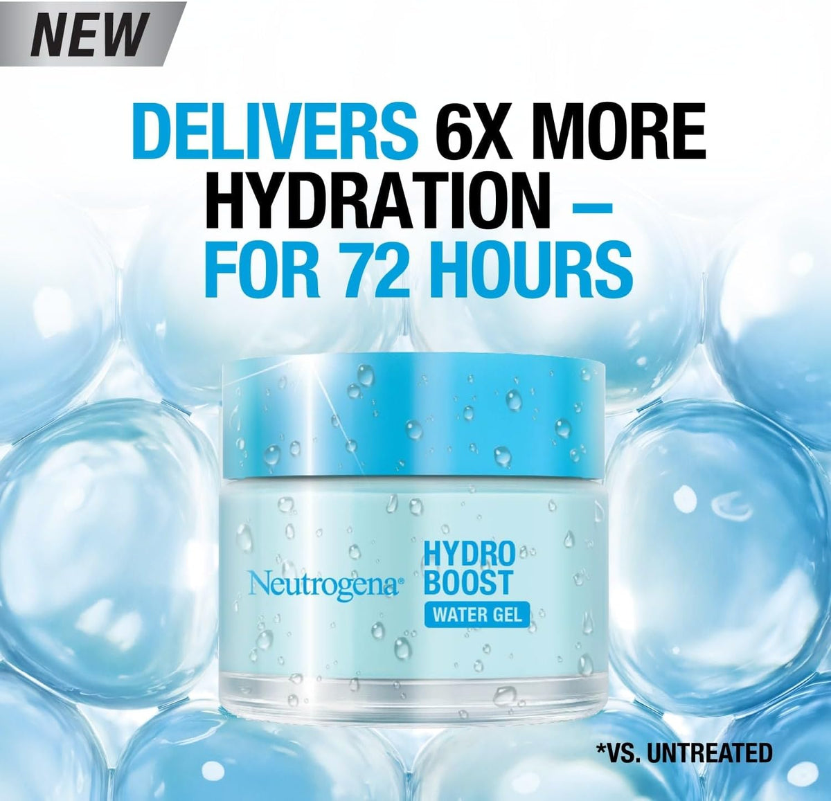 Neutrogena Hydro Boost Face Moisturizer Water Gel, 50ml (Packaging may vary)