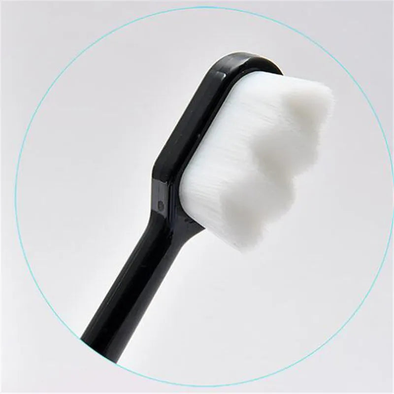 1pcs Micron Ultra-fine Soft Toothbrush Million Nano Bristle Antibacterial Protect Gum Tooth Deep Cleaning Portable Travel Brush