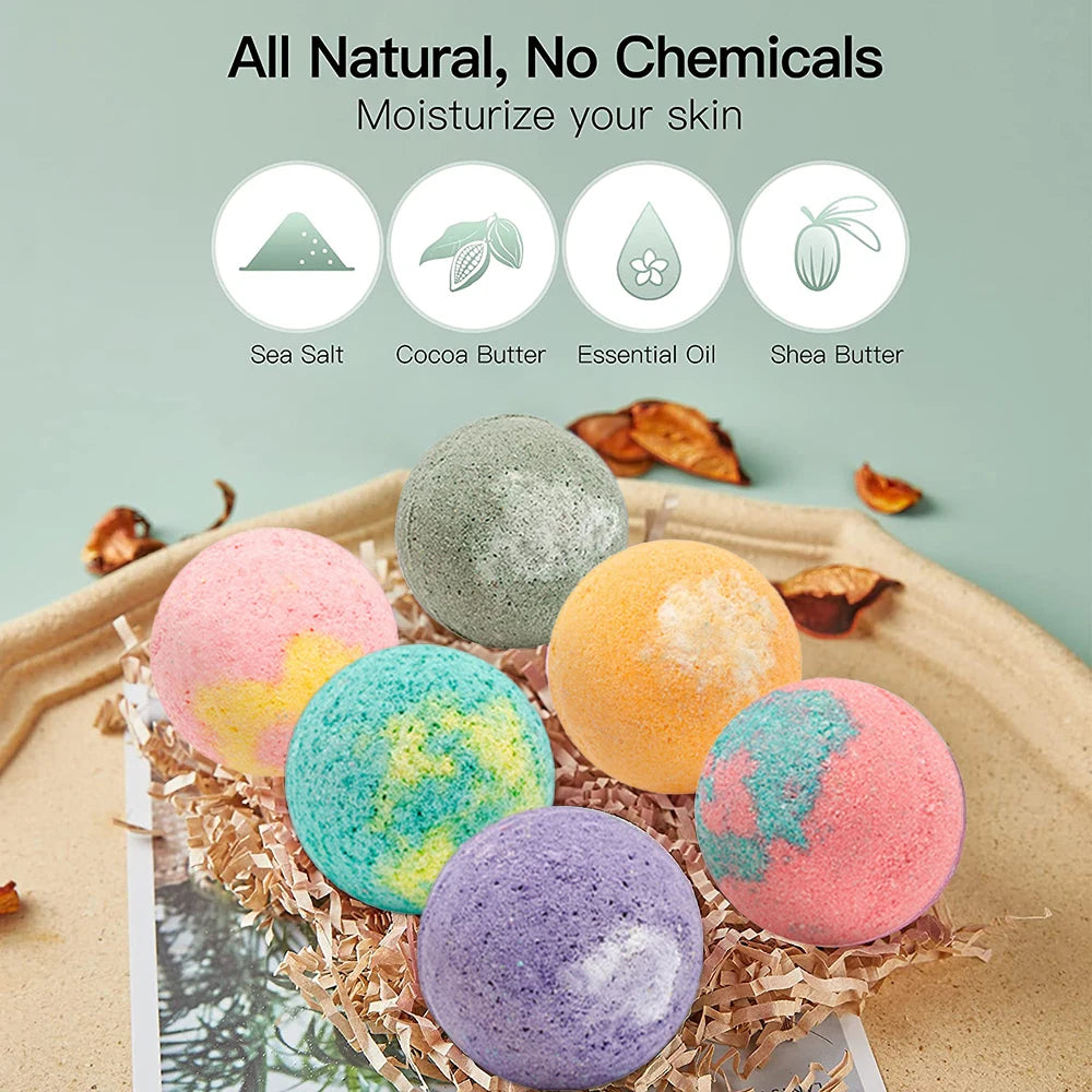 Organic Bath Bombs Skin Moisturizing