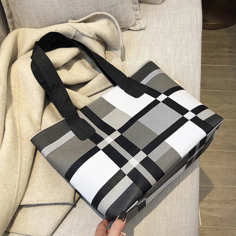 Yogodlns Ladies Large Capacity PU Leather Fashion Luxury Shoulder Bags Women Brief Casual Shopping Bolsa