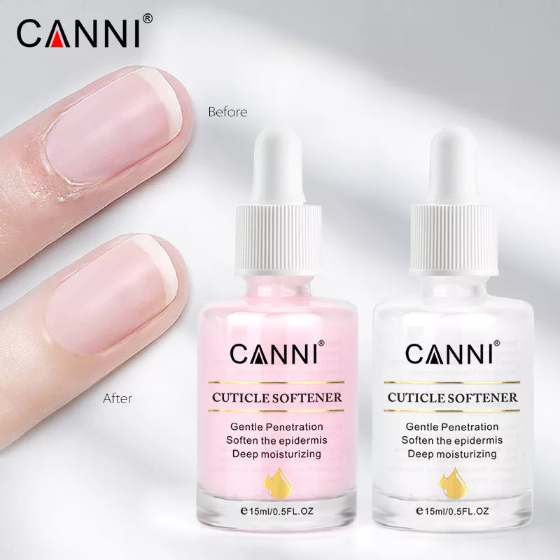 CANNI New 15ml Cuticle Oil 6 Flavor Nail Nourish Care Pure Natural Manicure Cuticle Deep Moisturize Oil Salon Cuticle Softener