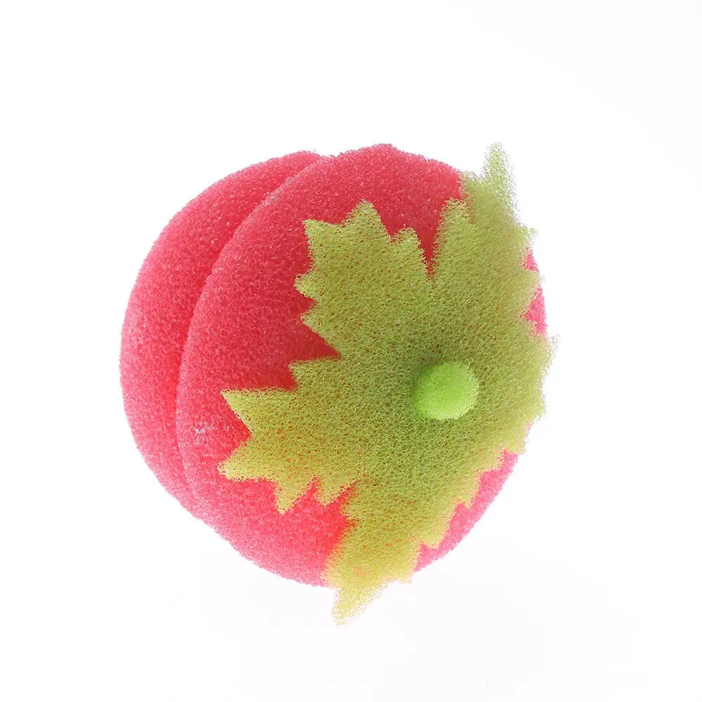 12pcs Rollers Curlers Strawberry Balls Hair Care Girls Strawberry Balls Hair Care Soft Sponge Rollers Curlers DIY Tool