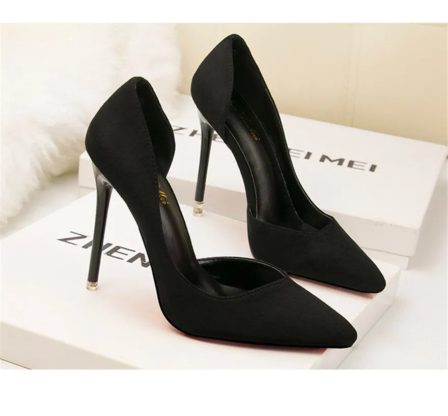 Women's Sexy High Heel Pumps Slip-on Stiletto Wedding Party Shoes