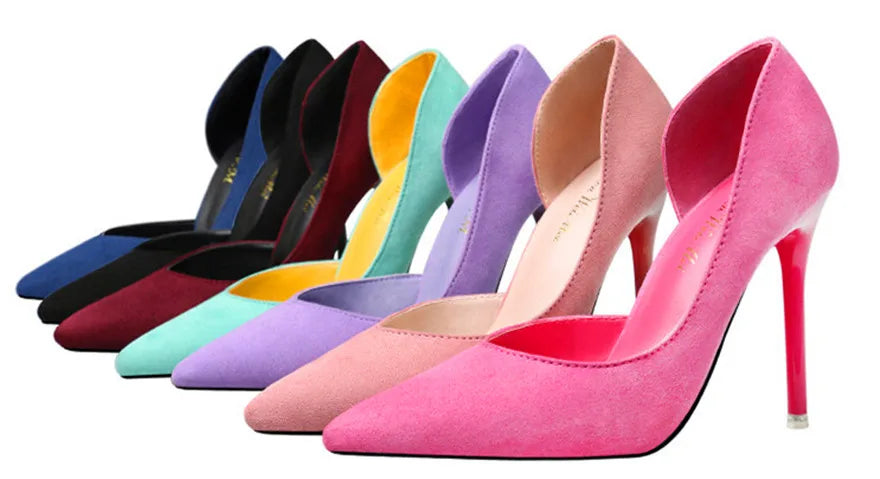 Women's Sexy High Heel Pumps Slip-on Stiletto Wedding Party Shoes