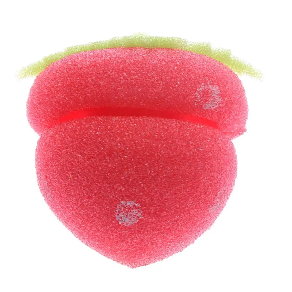 12pcs Rollers Curlers Strawberry Balls Hair Care Girls Strawberry Balls Hair Care Soft Sponge Rollers Curlers DIY Tool