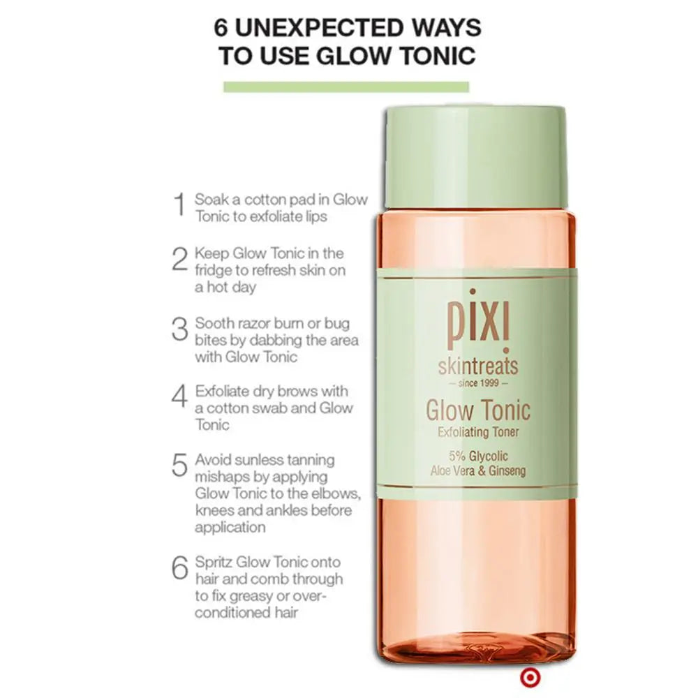 Pixi Skintreats حليبي تونيك جوهر شد شد البشرة المرطب مناسبة لمكياج الوجه الجاف والدهني العناية بالبشرة 100 مل