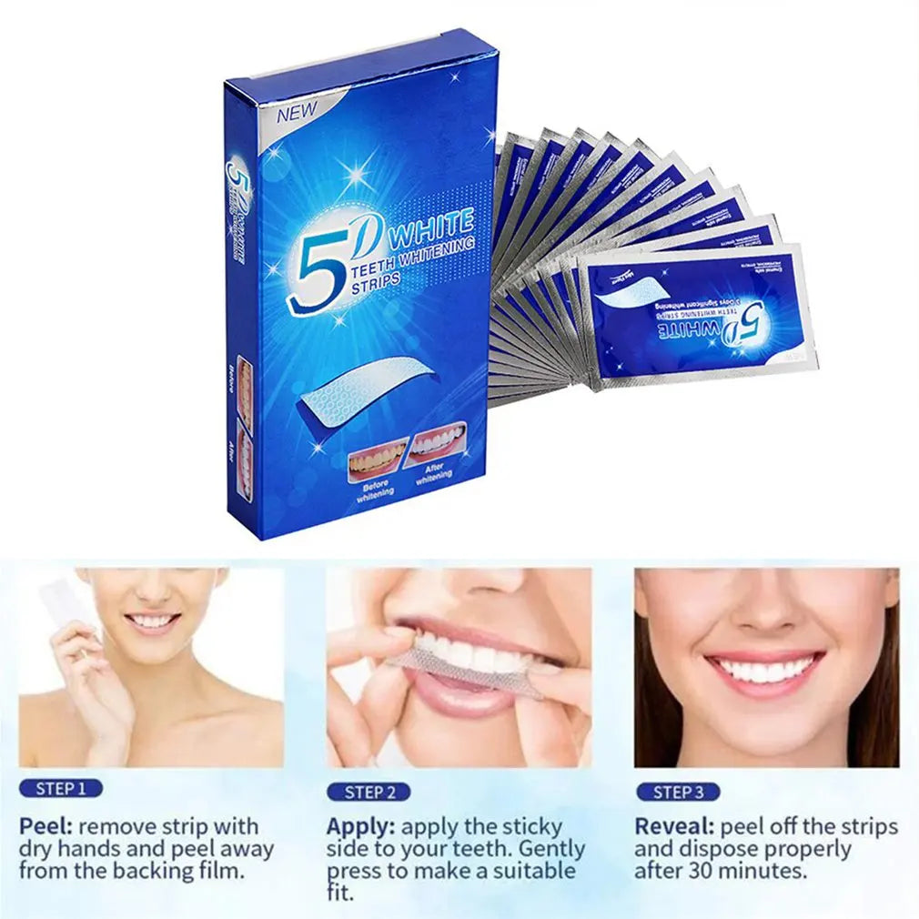 Teeth Bleaching Gel Strips