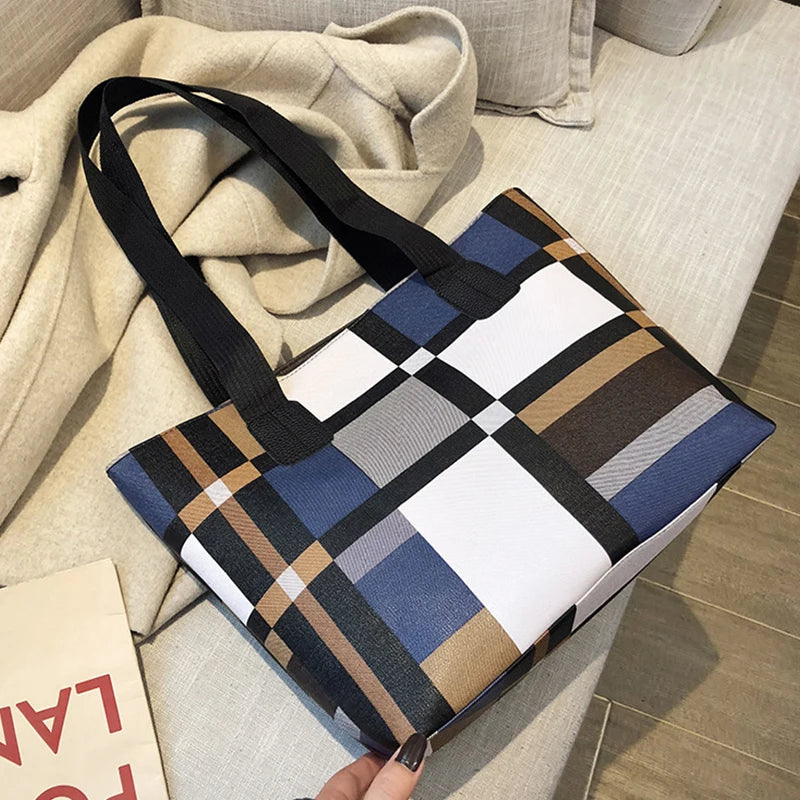 Yogodlns Ladies Large Capacity PU Leather Fashion Luxury Shoulder Bags Women Brief Casual Shopping Bolsa