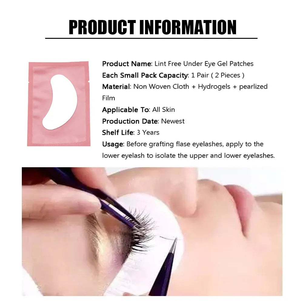 Eye Pad Eyelash Pad Gel Patch Grafted Under The Eyelashes For False Eyelash Extension Paper Sticker Makeup