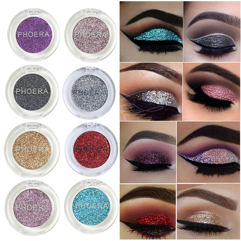 20 Colors Matte Glitter Eyeshadow Sequins Diamond Shiny Eyes Shadow Waterproof Long Lasting Eye Shadow Cosmetics Eye Makeup