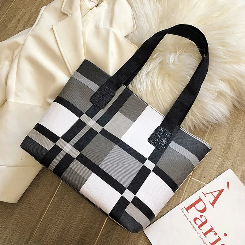 Yogodlns Ladies Large Capacity PU Leather Fashion Luxury Shoulder Bags Women Brief Casual Shopping Bolsa