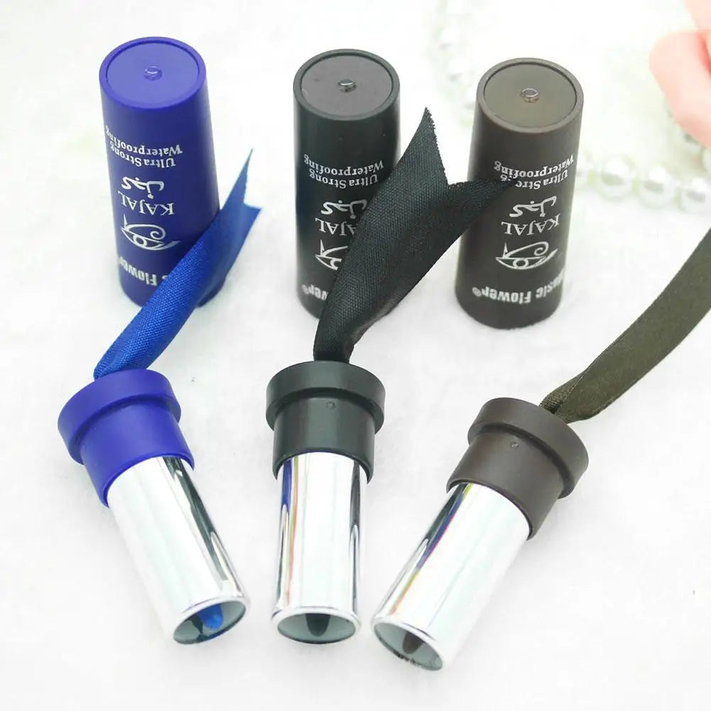 1PC Black Tube Lipstick-style Ribbon Eyeliner Black Lasting Portable Natural Eye Waterproof Liner Pen Cream Long Lasting