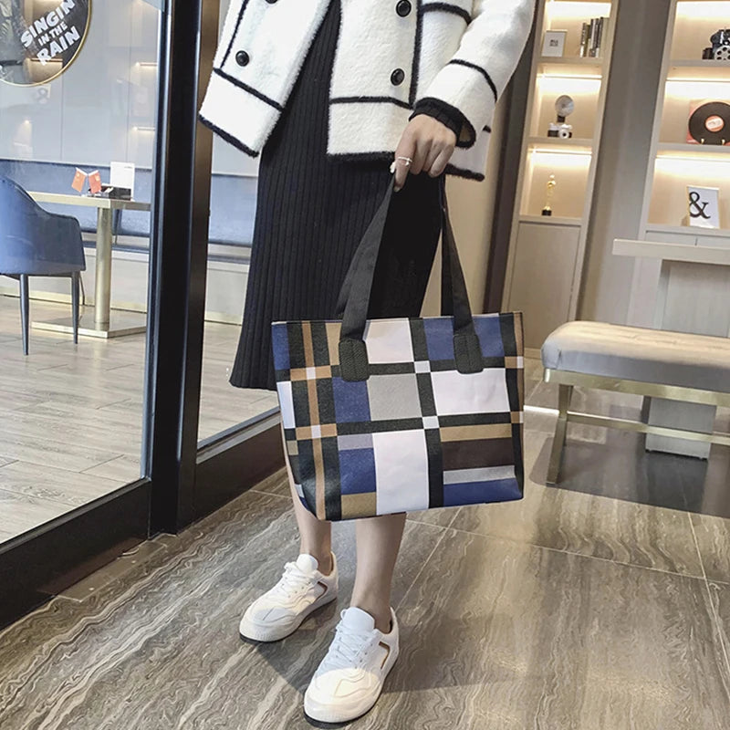Yogodlns Ladies Large Capacity PU Leather Fashion Luxury Shoulder Bags Women Brief Casual Shopping Bolsa