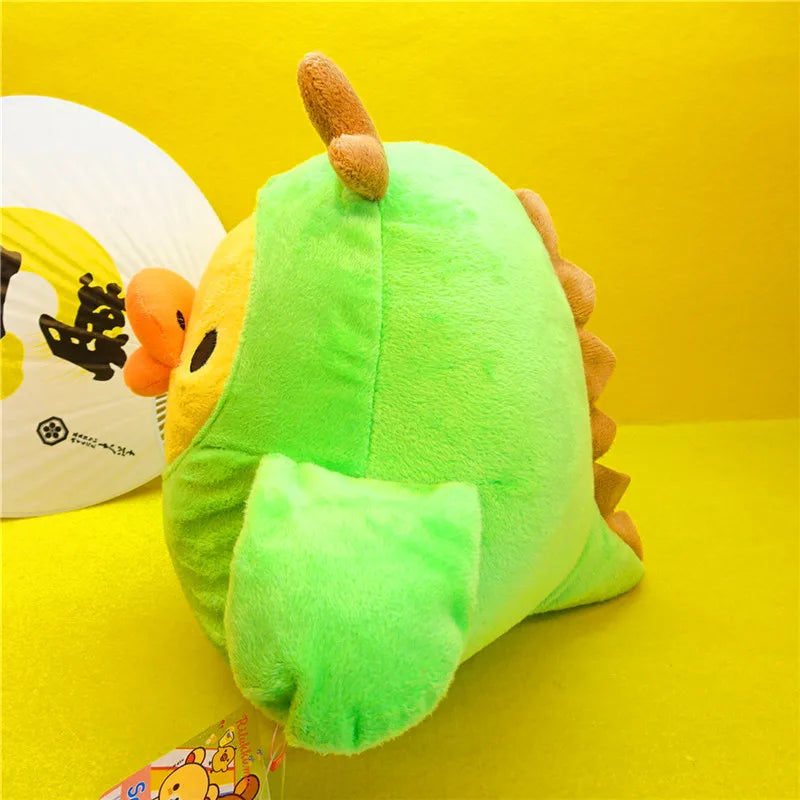 Cute Kawaii Rilakkuma Plush Toy Kiiroitori Chick Cosplay Dragon Stuffed Animals 27cm Baby Kids Toys for Girls Boys Birthday Gift