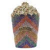 XIYUAN Popcorn Crystal Clutch Bags MINI Metal Box Minaudiere Purses Wedding Party Dinner Handbags Rhinestone Clutches Bags Gift