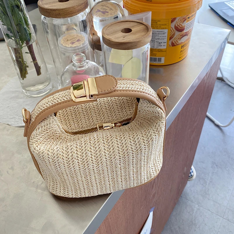 Straw Woven Beach Vacation Style Simple and Lightweight