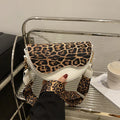 Wide Strap Leopard Print Crossbody Bags For Women