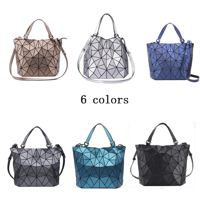 Handbags Bags For Women 2024 Designer Luxury Tote Bucket Bag Fashion Geometric Crossbody Shoulder Messenger Hand Bag Silver