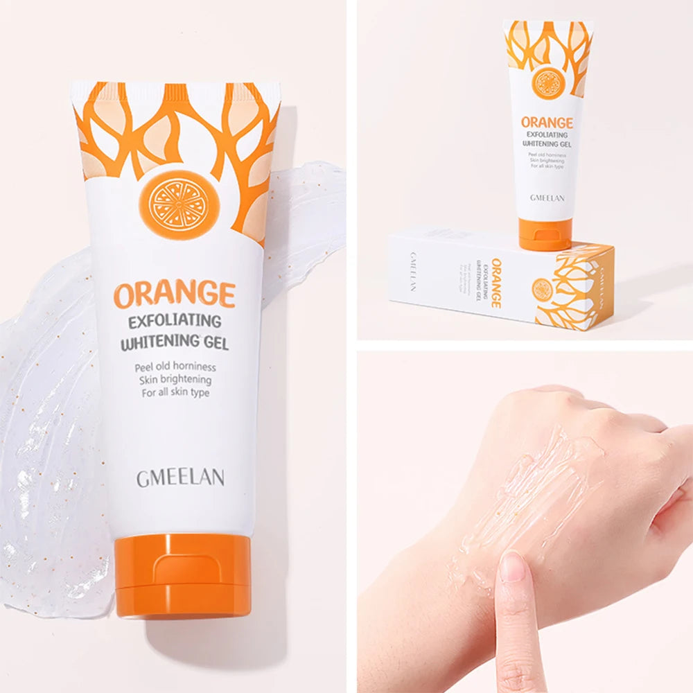 Orange Exfoliating Gel Dead Spot Remover Brighten Peeling 50g Gentle Repair Scrub Whiten Hydrating Moisturizer Korean Skin Care