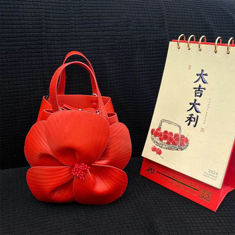 Flowers Bucket Bag French