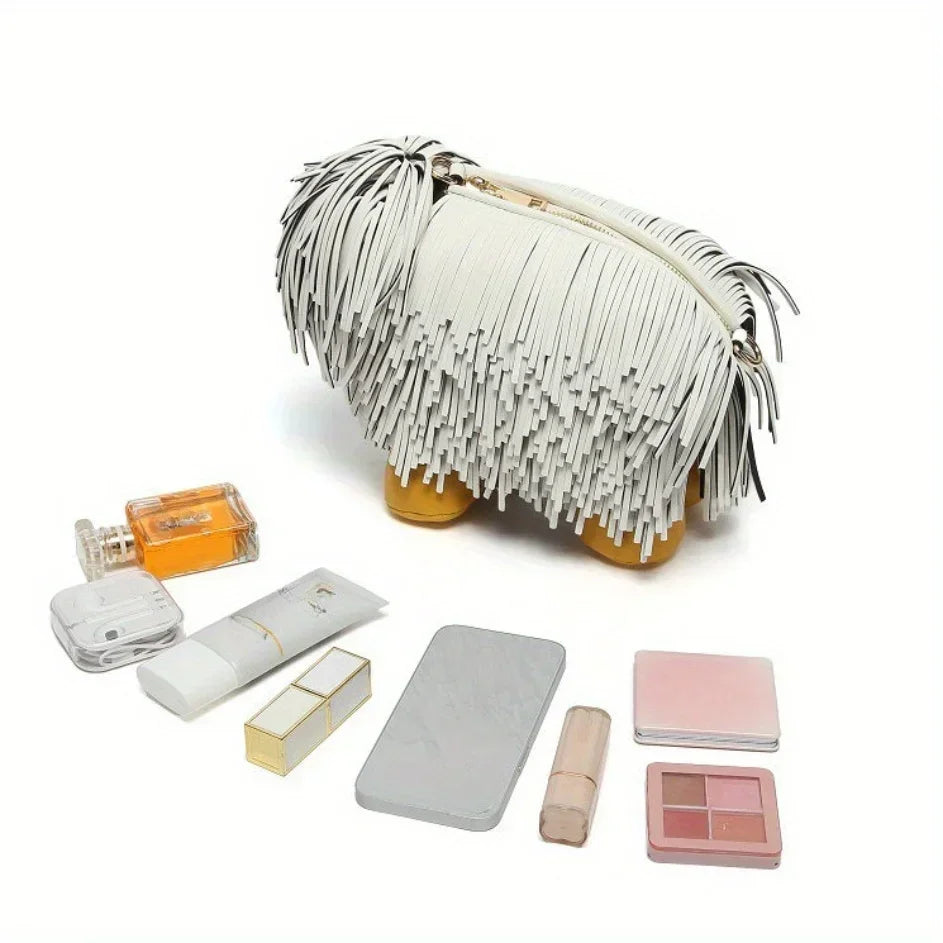 Women's Wallets and Handbags Luxury Designer PU Leather Crossbody Wallet Cute Dog Shaped Evening Bags Women's Bags