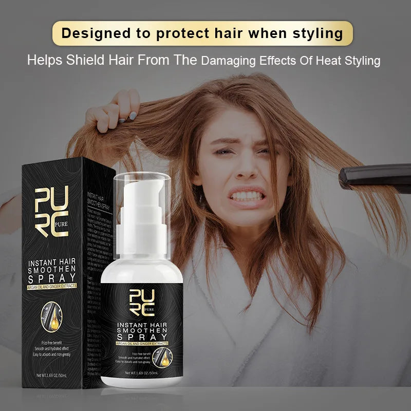 PURC Volumizing Leave-In Hair Mist Improve Frizz Smoothing Treatment Lotion Drape Smoothing Fragrance Spray hair care