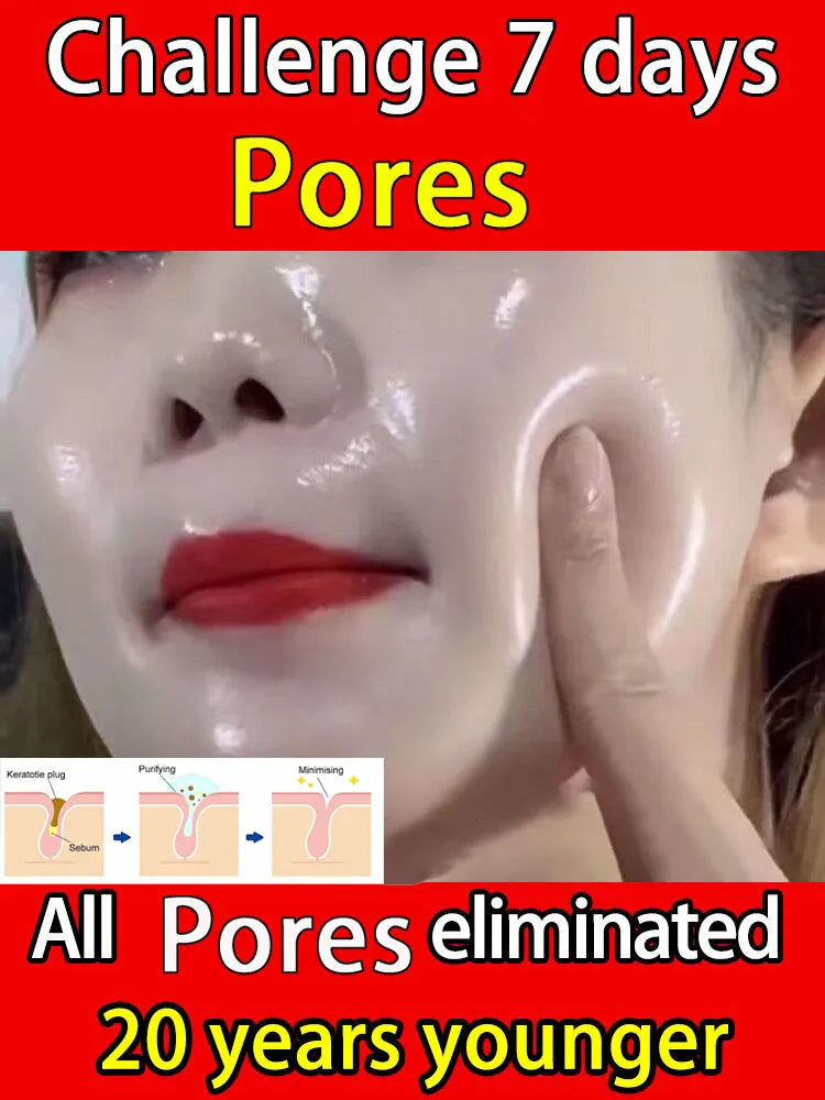 Pore Skin Care Serum Facial Essence for Shrinking Pores Relieving Dryness Moisturizing Oil Control Firming