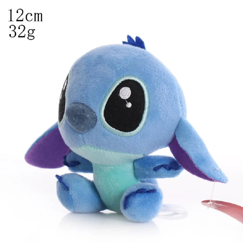 Disney Cartoon Blue Pink Stitch Plush Figure Anime Toy Lilo and Stitch 20cmStitch Plush Sewing Toy Kids School Bag Birthday Gift