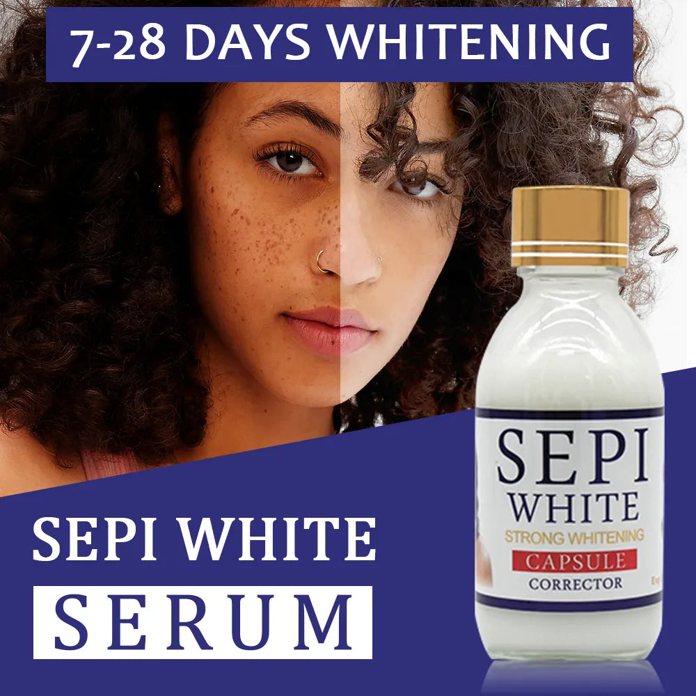 Gluta Master Sepi White قوي تبييض البشرة مجموعة تبييض تفتيح أكثر نعومة منتجات العناية بالبشرة الداكنة