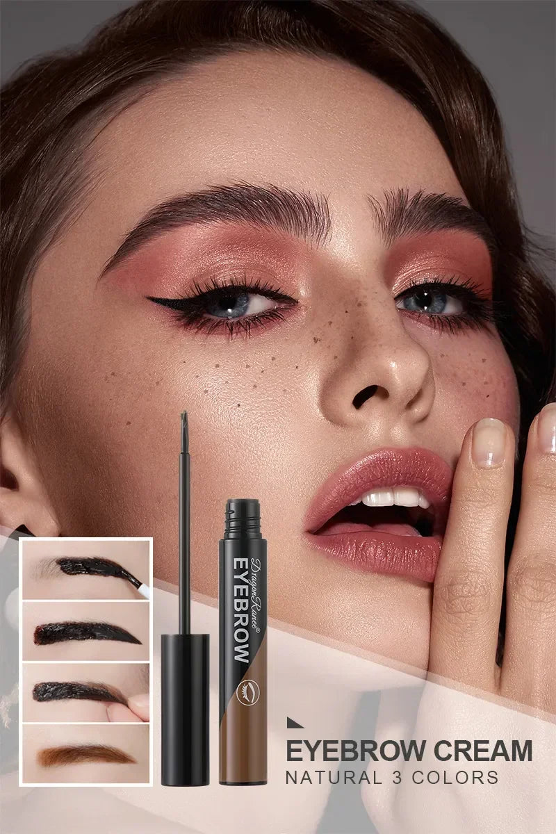Black Brown Peel-off Eyebrow Gel Tint Makeup Waterproof Lasting Eye Brow Enhancers Liquid Gel Tear Wear Easy Natural Brow Tattoo
