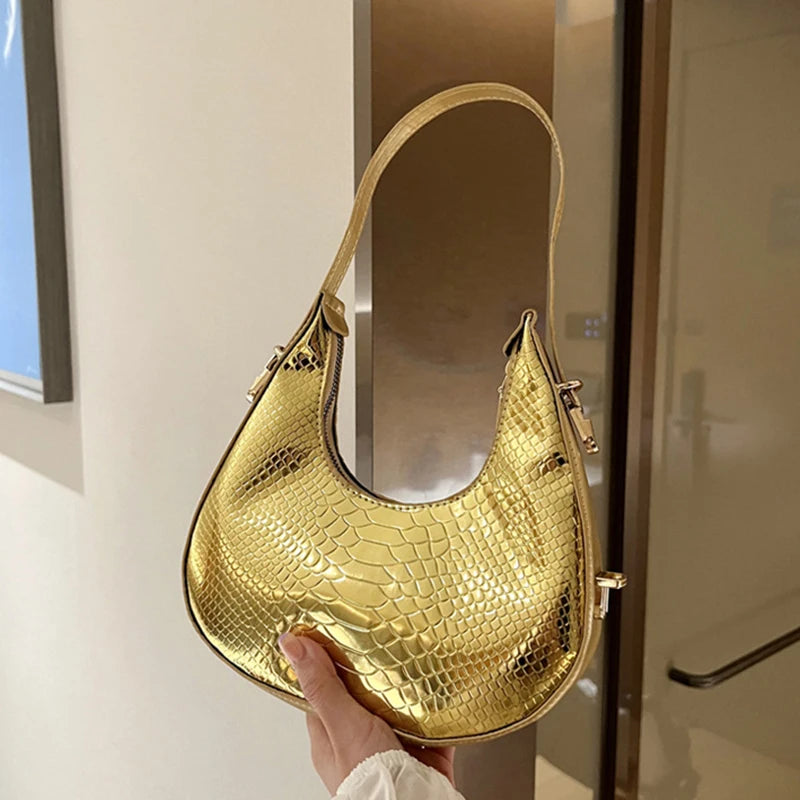 Fashionable And Minimalist Small Bag For Women Spring New Single Shoulder Bag Niche Design Casual Commuting Underarm Bag