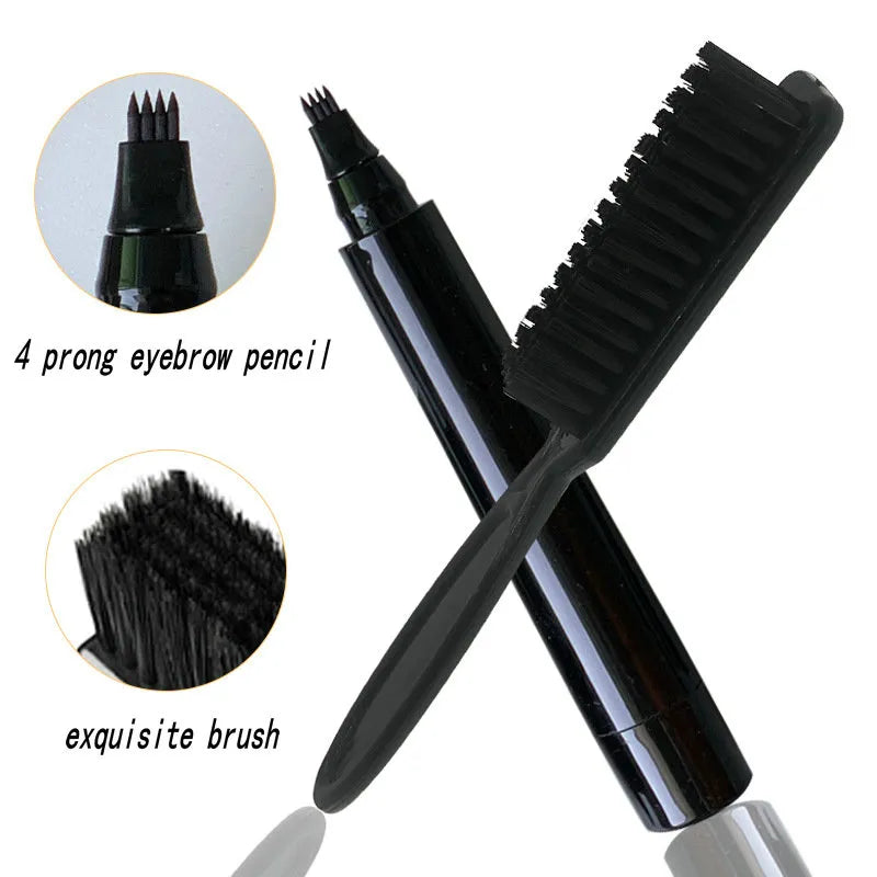 Hot Sale Beard Filling Pen Kit Beard Enhancer Brush Beard Coloring Shaping Tools Waterproof Black Brown Hair Pencil Repair Tools