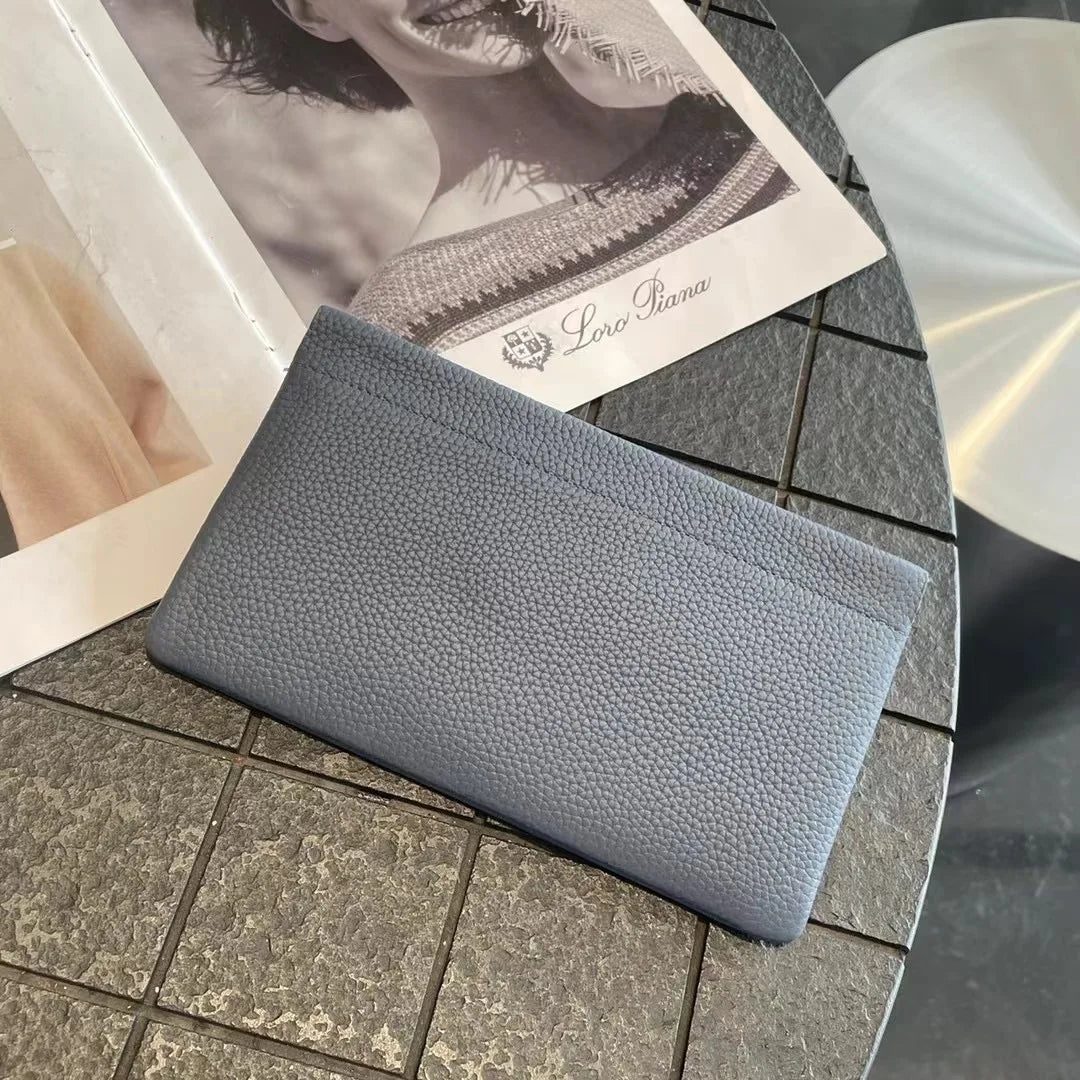 Leather Ladies Clip Clutch
