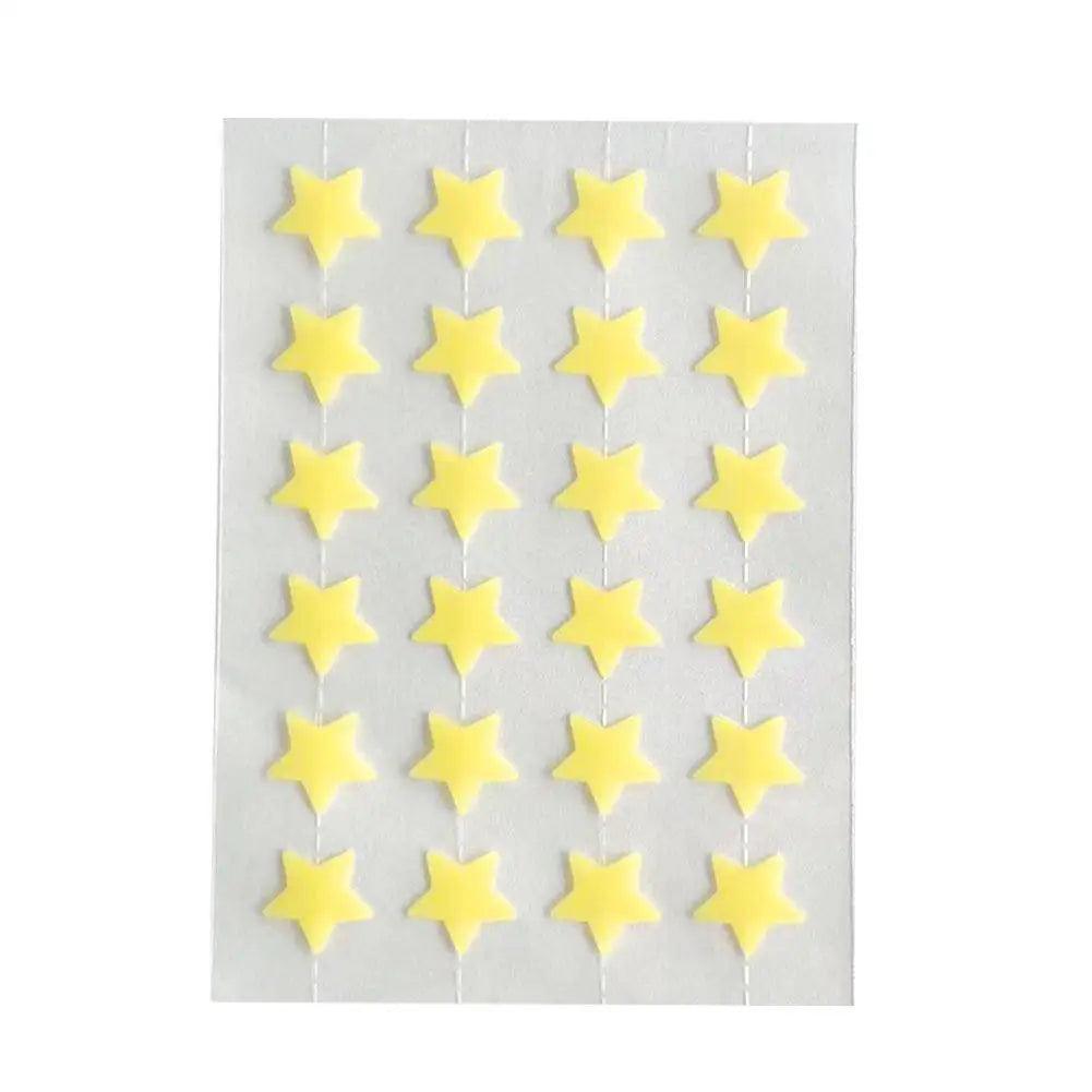 24pcs Star Pimple Patch Stickers Dazzling Colorful Face Acne Removal Skin Spot Sticker Beauty Face Care Care Makeup Tool