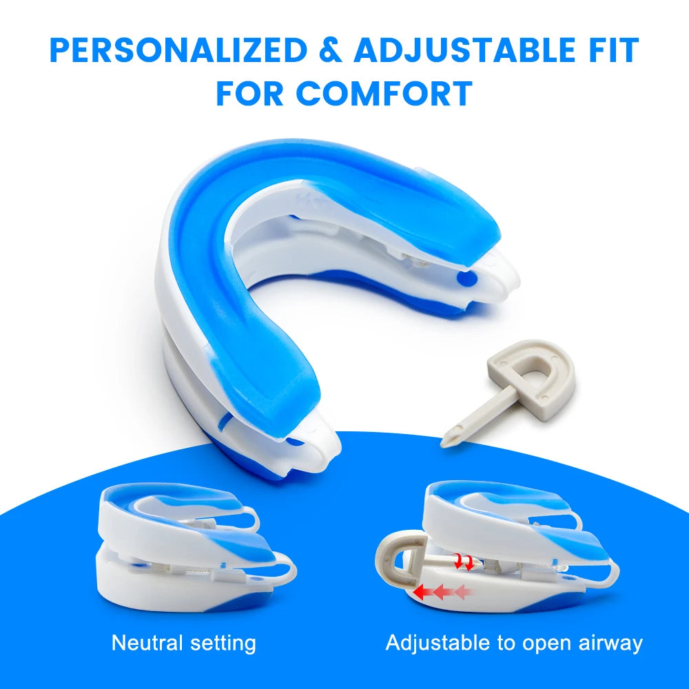 Adjustable Anti Snoring Mouth Guard Anti-Snoring Mouthpiece Sleeping Devices Bruxism Snoring Stopper Improve Sleep Mouthpiece