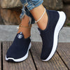 Summer New Mesh Breathable Large Size Casual Shoes for Women Soft Sole Lightweight One Step Single Shoes for Women