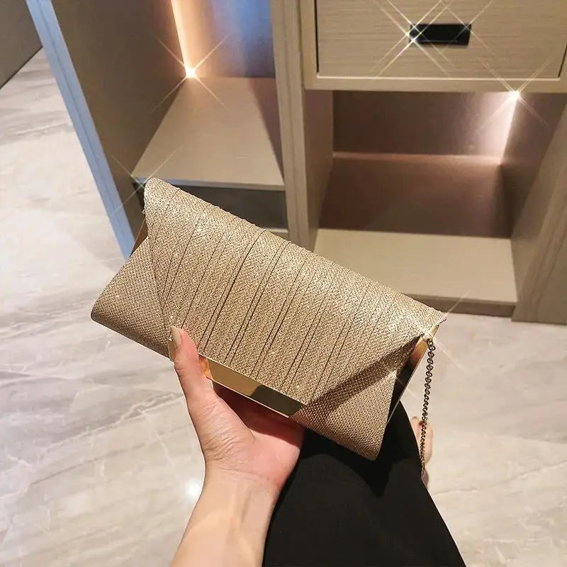 Popular Women Exquisite Evening Bag Party Banquet Glitter Purse Lady Elegant Wedding Clutches Handbag Female