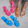 Women Casual Anti-slip Slippers Comfortable Outdoor Sandals Fashion Flat Slippers Elegant Designer Shoes Summer New Slides Women