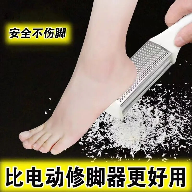 Foot Care Dead Skin Remove Plastic Stainless Steel Foot Rasp File Scrubber Grater Callus Pedicure Tools Exfoliating Tools