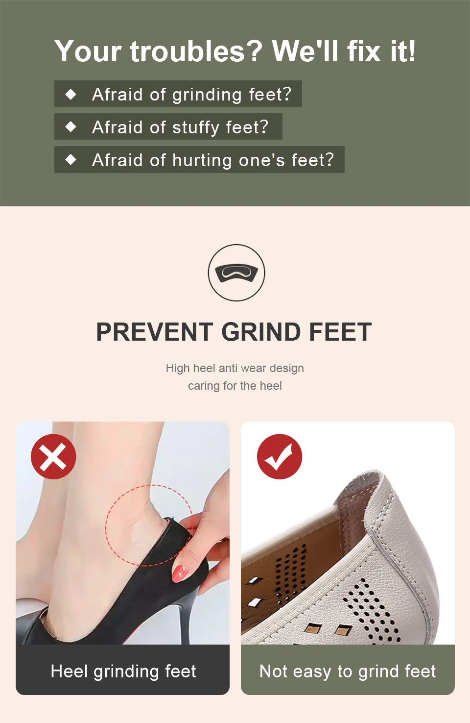 Summer Slip-on Shoes Flat Hollow Comfortable Woman Shoes Genuine Leather Soft Bottom White Breathable Mule Women's Moccasins 41