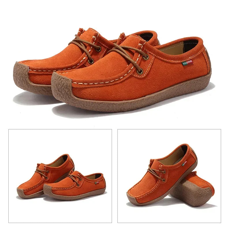 Women Flats Fashion Casual Sneakers  Autumn New Comfortable Female Casual Walking Footwear Fashion Large Size Loafers Shoes