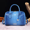 Ombre Crocodile Embossed Boston