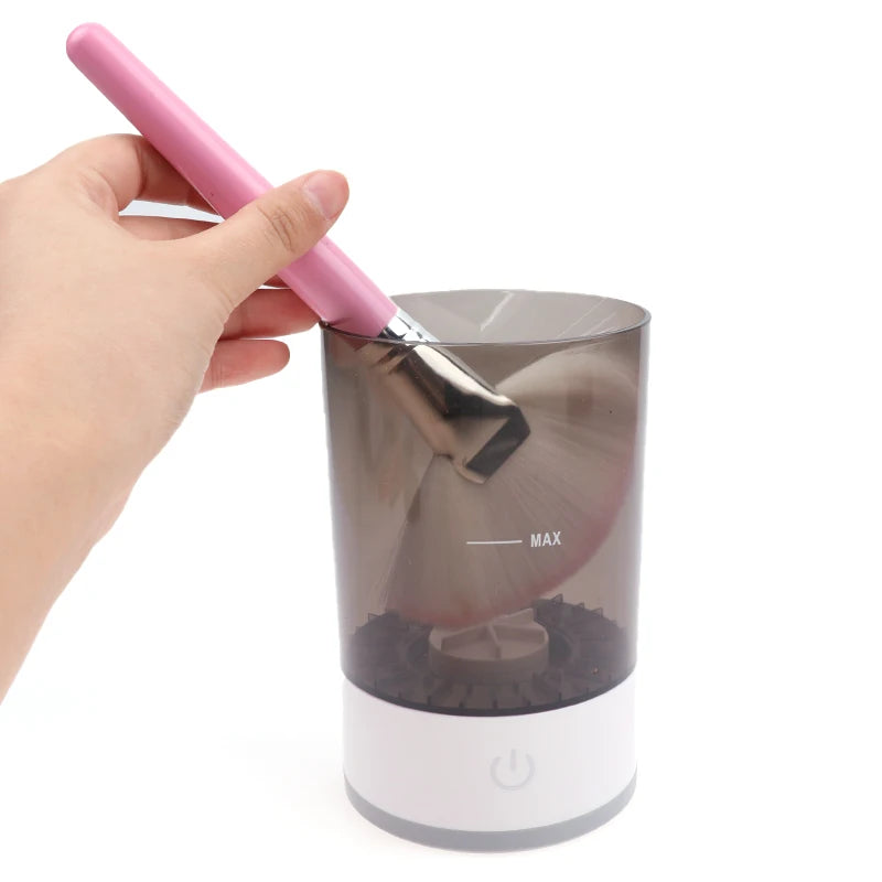 Automatic Portable Electric Makeup Brush Cleaner Machine With USB Charging