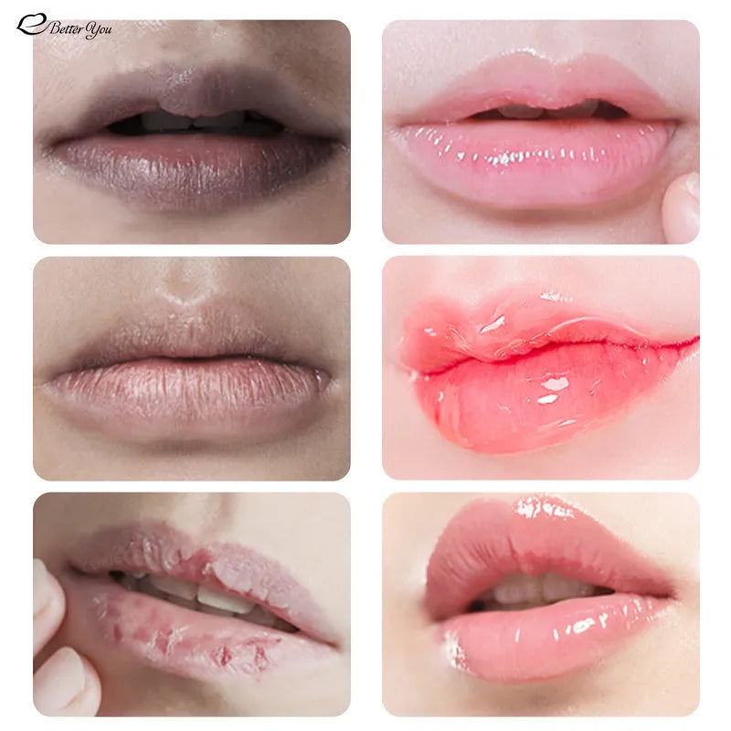 Fast Lightening Pink Mouth Lips Serum Bleaching Permanent Pinkish Moisturizing Lighten Dark Lip Balm Gloss Lipstick Lip Mask13ML