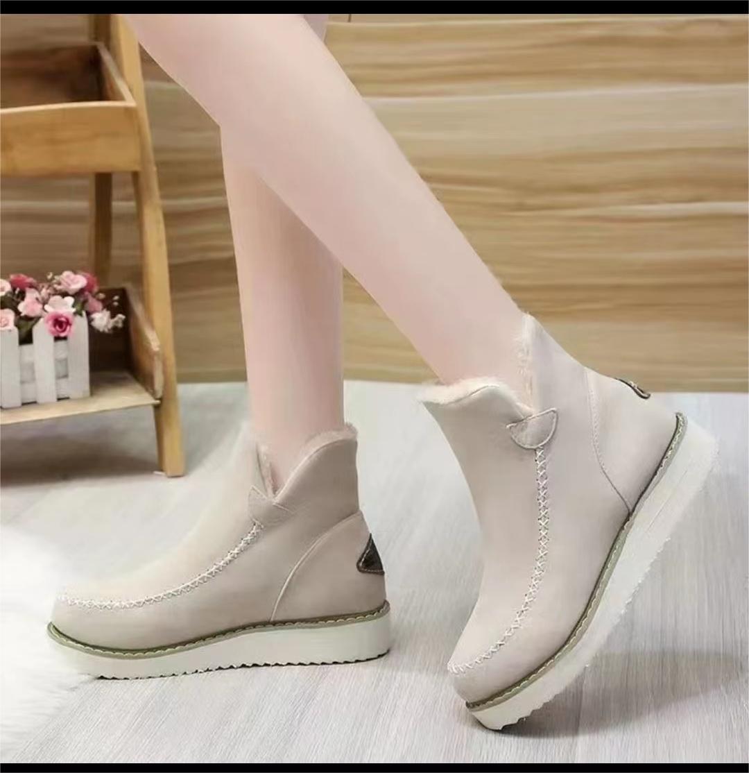 Women Snow Boots Winter 2023 Fashion Casual Warm Shoes for Women Slip on Lady Comfort Female Ankle Boot Footwear Botas De Mujer