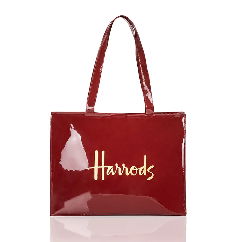 PVC Waterproof Eco Friendly Shopper Bags Women Large Capacity Shopping Totes Stylish Jelly Reusable Shoulder Bags Female Handbag