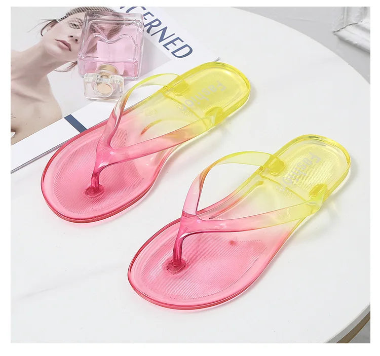 Summer Women's Fashion Flip Flops Girls Outdoor Beach Slides Non-Slip Sweet Bow Tie Sandals Hemp Rope Espadrille Shoes