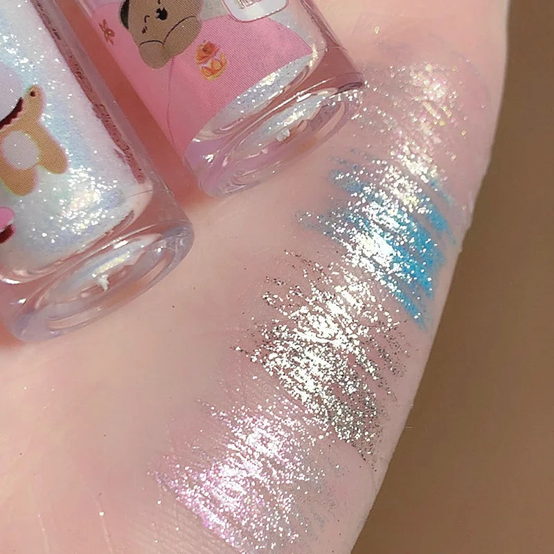 Pearlescent Monochrome Liquid Eyeshadow Waterproof Sequins Diamond Glitter Brighten Lying Silkworm Eyeshadow Makeup Cosmetics