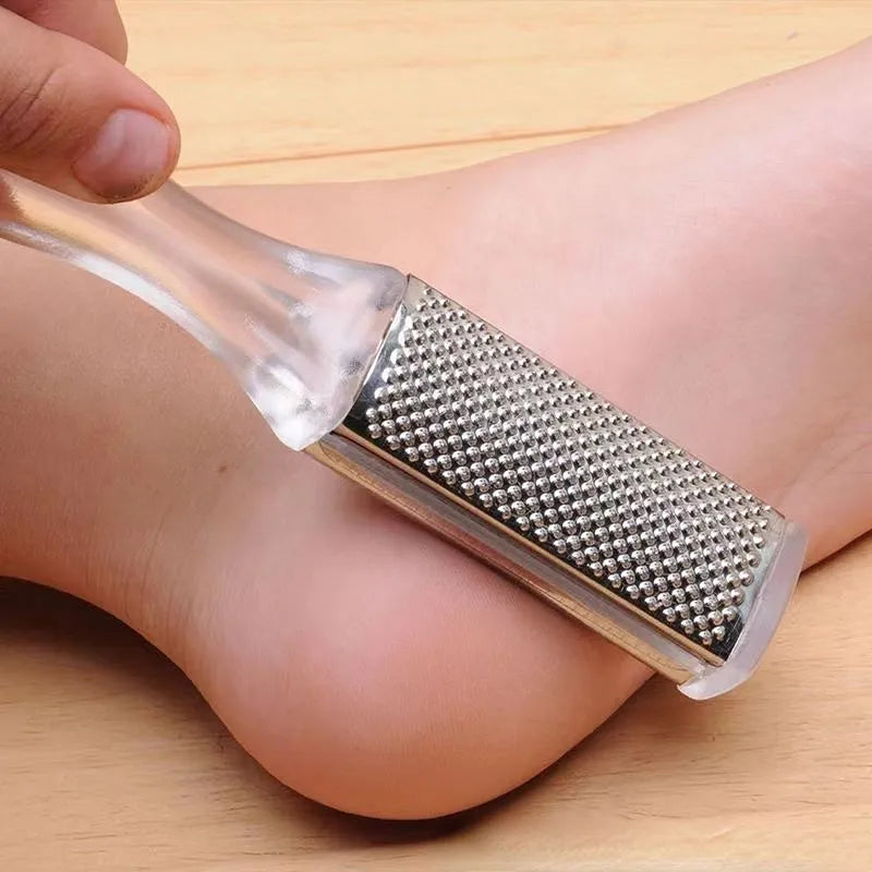 Foot Care Dead Skin Remove Plastic Stainless Steel Foot Rasp File Scrubber Grater Callus Pedicure Tools Exfoliating Tools