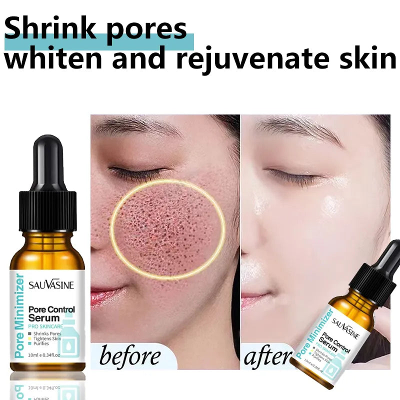 Pore Shrinking Serum Face Removing Large Pore Tightening Repairing Facial Pore Minimizing Essence Skin Care Beauty Fast Shipping